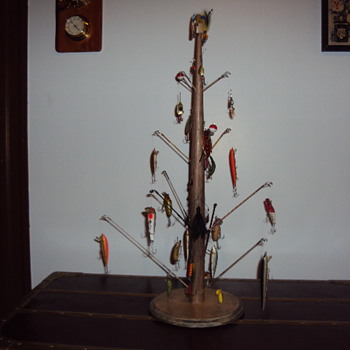 Home made 32 Fishing Lure Tree - Fishing