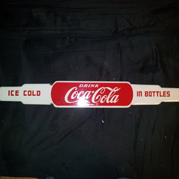 Coca-Cola 1950's Push Bar