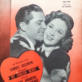 "My Foolish Heart" Sheet Music - Paper
