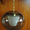 Retro Globe Hanging light with interior shade