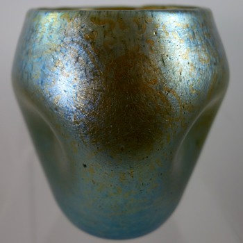 Loetz Delphi vase with etching ink decoration, Prod. Nr. II-742, ca. 1900 - Art Glass