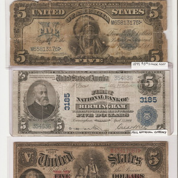 Favorite 5's - US Paper Money