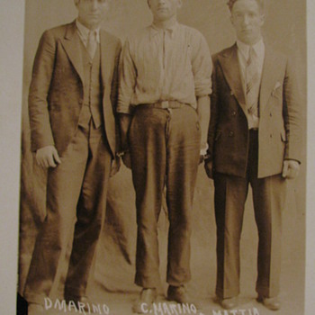 1930 Original Arrest Photo 3- Prisoner's,  Jersey City, N.J. - Photographs