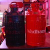 Embossed Ten Gallon Wadham Oil Cans