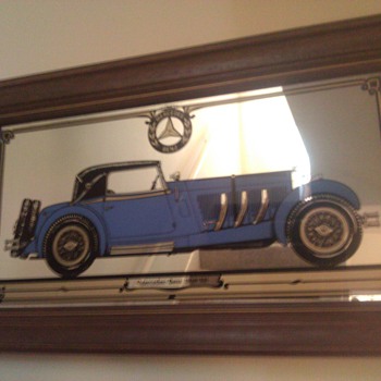 Mercedes wall mirror