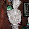 Circa 1900 [?] Chalkware Bust of Diana