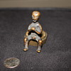 Ancient Japanese? Man in sitting position Bronze Heavy