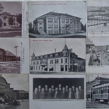 Several vintage post cards from Caldwell, Idaho - Postcards
