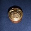 WW1 Trench Art inkwell with General Service Button