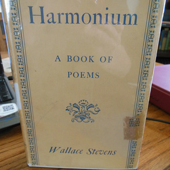 Harmonium by Wallace Stevens, signed - Books