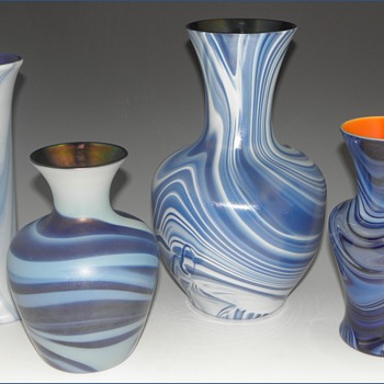 Imperial Lead Lustre Vases - Imperial Glass Company, Bellaire, Ohio, 1925-26 - Art Glass