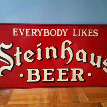 Steinhaus Beer Tin Sign
