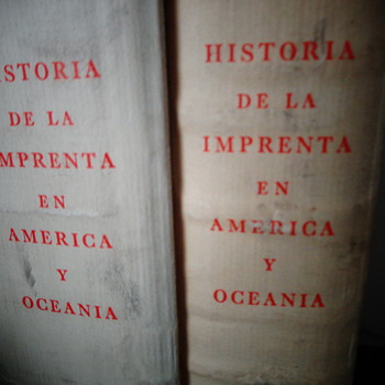 Historia de la imprenta en América y Oceanía - Books