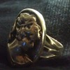 Solid Silver Cameo Ring
