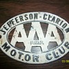 AAA Motor Club Car Badge