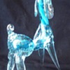 Hand Blown Glass Pooodle