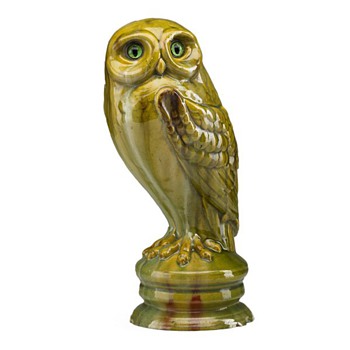 Emile Galle Owl, 1889 Exposition Universelle - Art Nouveau