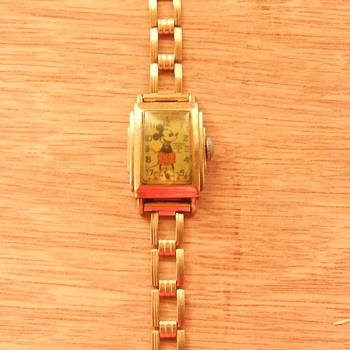 French marketed Kelton Mickey Mouse Wristwatches