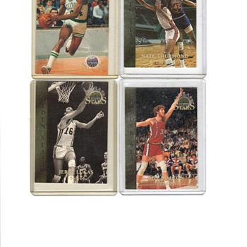 BILL WALTON-JERRY LUCAS-DAVE BING-NATE THURMOND BASHET CARDS - Basketball