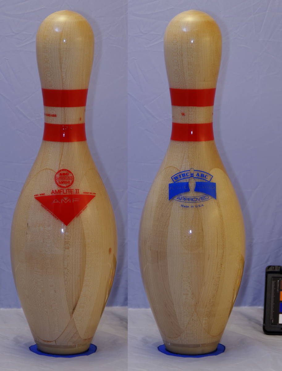 AMF Clear Plastic Coated Tenpin Bowling Pin Collectors Weekly