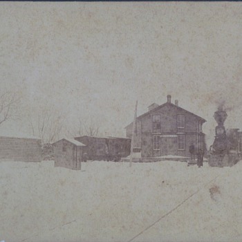 Train going to Vermillion, Dakota.
