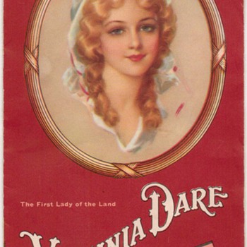 1937 - Virginia Dare Wine Recipes pamphlet - Books