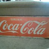 Vintage Coca Cola Tin Sign VERY BIG 5FT X2FT 