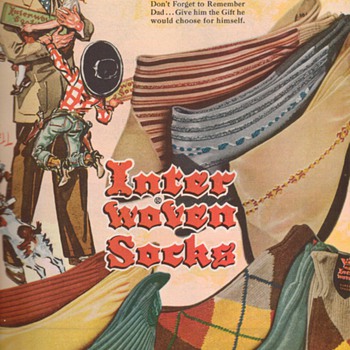 1951 - Inter Woven Socks Advertisement