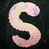 the letter "S" erte scarf that i bought today