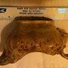English porcelain pottery gravy boat