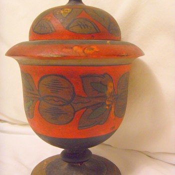 Old Wooden Urn/vessel 