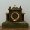 Antique French green marble clock ca. 1870's