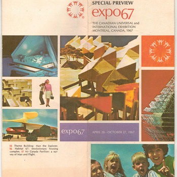 Canadian EXPO 67 Brochure - Paper