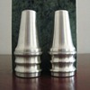 VINTAGE  MODERN SALT & PEPPER SHAKERS  - NORWAY PEWTER