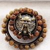 Unique Vegetable Ivory Button-The Green Man