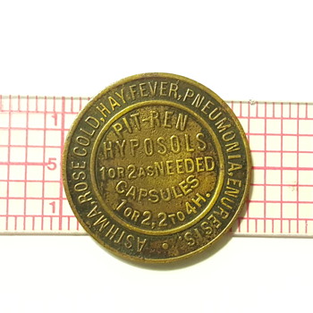 PHARMACEUTICAL ADVERTISING TOKEN - Advertising