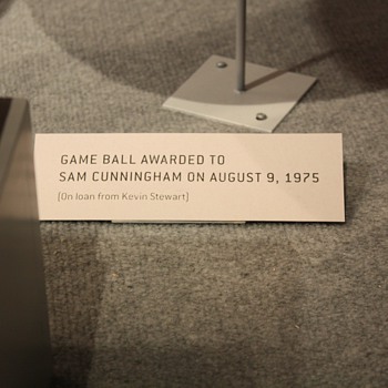 Sam "Bam" Cunningham Game Presentation Ball