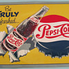 PEPSI-COLA 1950'S SIGN, DIFFERENT!