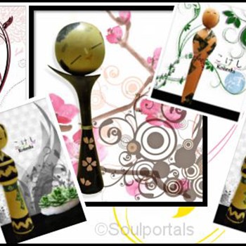 Some of my Favorite unsigned Kokeshi - Dolls