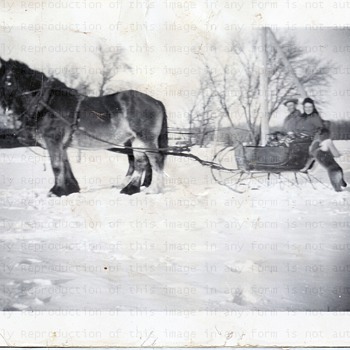 Winter travels circa 1947 - Photographs
