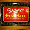 1952 miller brewing co. Litho tin tip tray