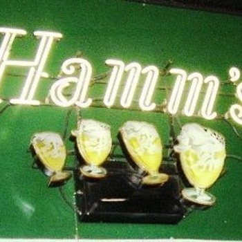Old neon bar lights. - Signs