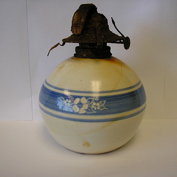 Salt Glazed oil lamp