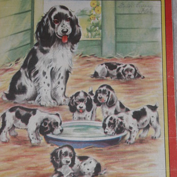 FARM ANIMALS PICTURES Booklet from the 1940's