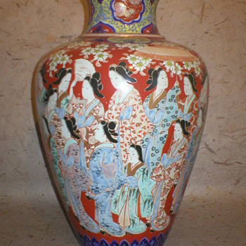 imari vase/lamp base 18" tall