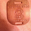 Northern pacific luggage tags a set of 2 and i by it self