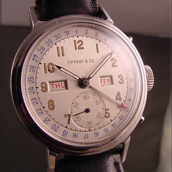 Vintage Tiffany Calendar Wristwatch - Wristwatches