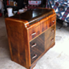 1930s or 1940s Art Deco Waterfall Dresser