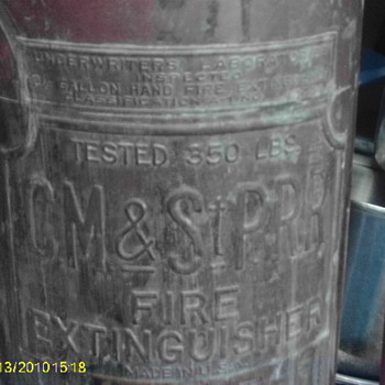 american lafrance  fire extinguisher