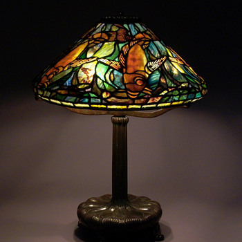Tiffany Fishes Lamp - Art Glass